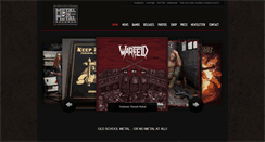 Desktop Screenshot of metalonmetalrecords.com